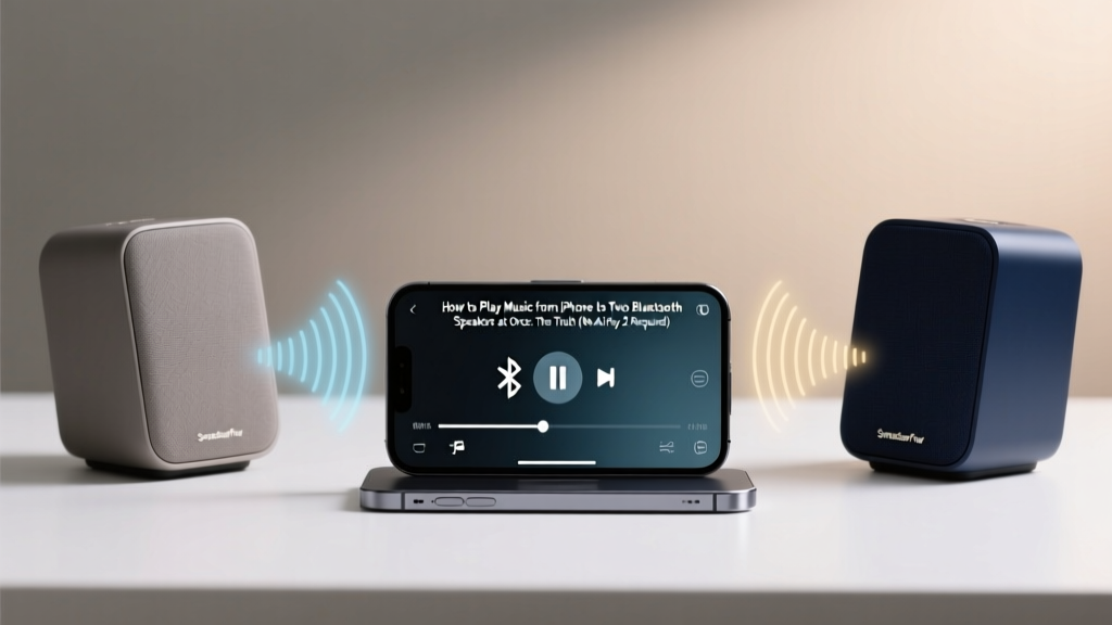 How to Play Music from iPhone to Two Bluetooth Speakers at Once: The Truth (No AirPlay 2 Required, No 'Party Mode' Myths, Just Working Solutions That Actually Sync)