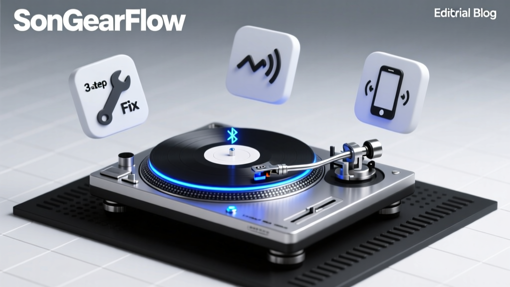 Why Your Project Turntable Won’t Pair With Bluetooth Speakers (And the 3-Step Fix That Actually Works — No Extra Cables or Gadgets Needed)