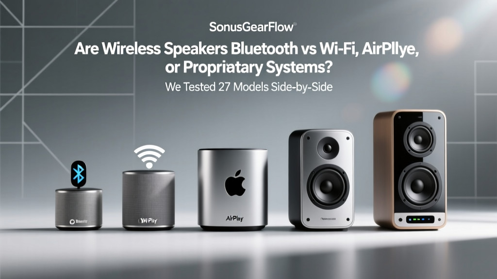 Are wireless speakers Bluetooth vs Wi-Fi, AirPlay, or proprietary systems? We tested 27 models side-by-side to expose the hidden latency, range, and audio quality gaps most buyers ignore — and why your 'wireless' speaker might be silently sabotaging your sound.