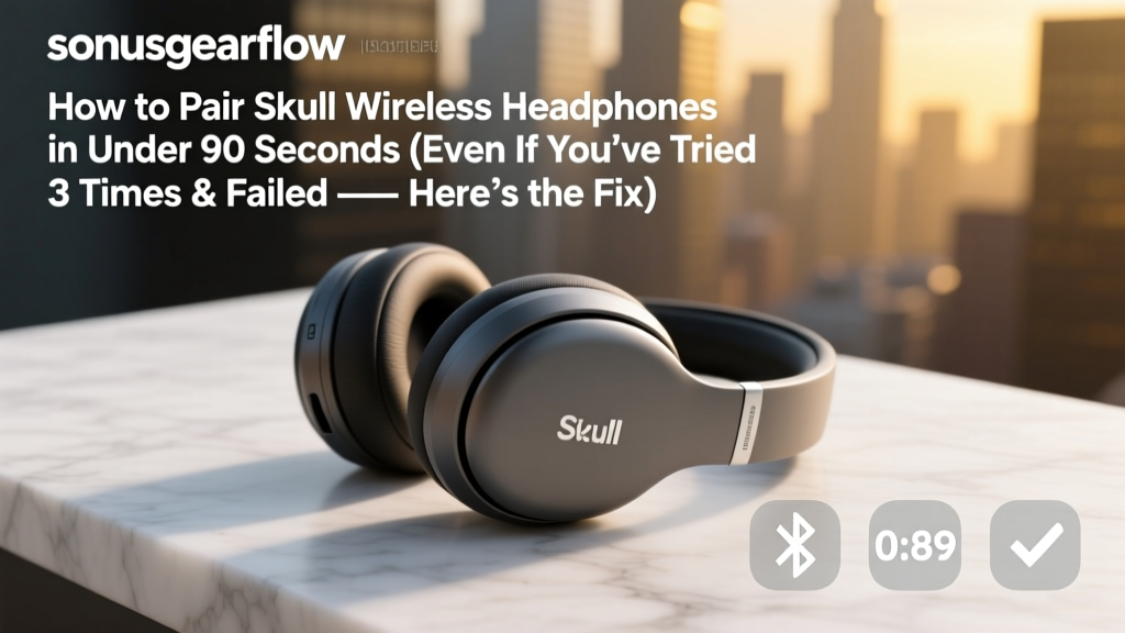 How to Pair Skull Wireless Headphones in Under 90 Seconds (Even If You’ve Tried 3 Times & Failed — Here’s Why It’s Not Your Fault)