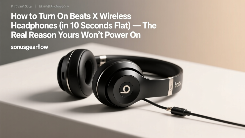 How to Turn On Beats X Wireless Headphones (in 10 Seconds Flat) — The Real Reason Yours Won’t Power On & How to Fix It Without Resetting or Losing Pairing