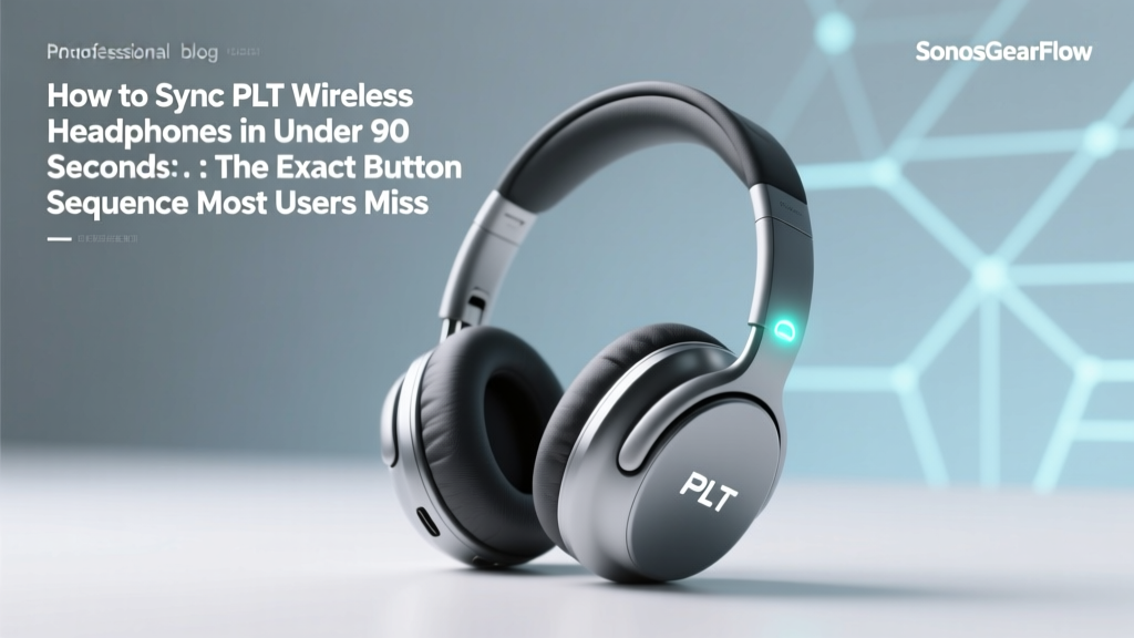 How to Sync PLT Wireless Headphones in Under 90 Seconds: The Exact Button Sequence Most Users Miss (Plus Troubleshooting That Actually Works)