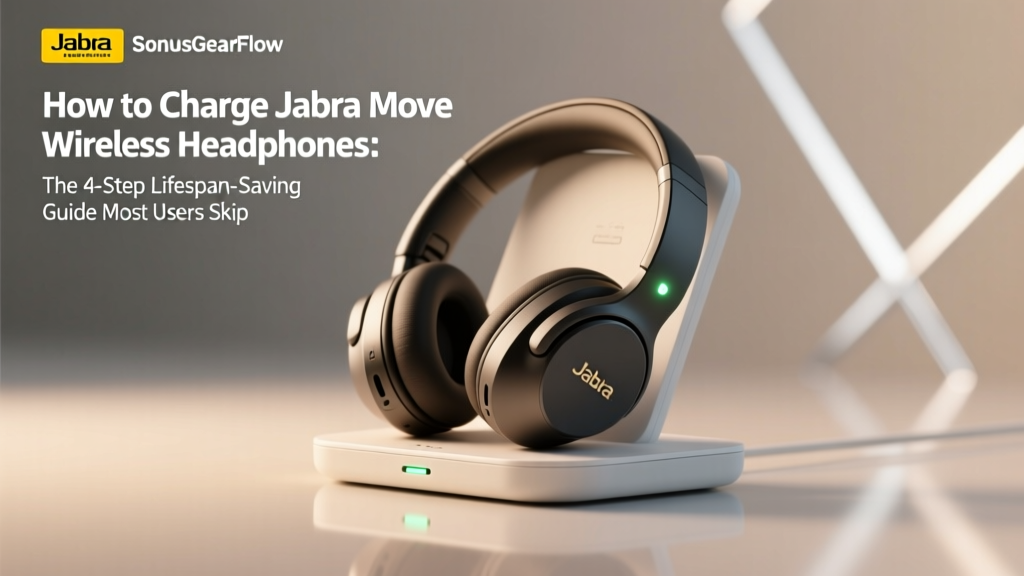 How to Charge Jabra Move Wireless Headphones: The 4-Step Lifespan-Saving Guide Most Users Skip (and Why Your Battery Dies in 8 Months)