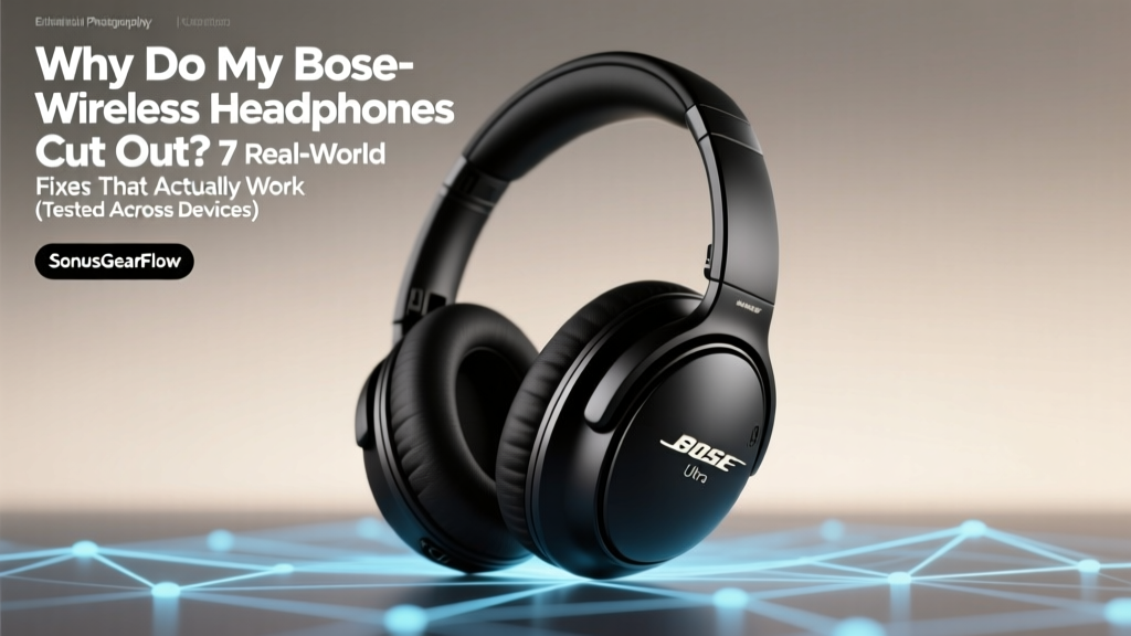 Why Do My Bose Wireless Headphones Cut Out? 7 Real-World Fixes That Actually Work (Tested Across QuietRooms, Crowded Subways, and Bluetooth-Dense Offices)