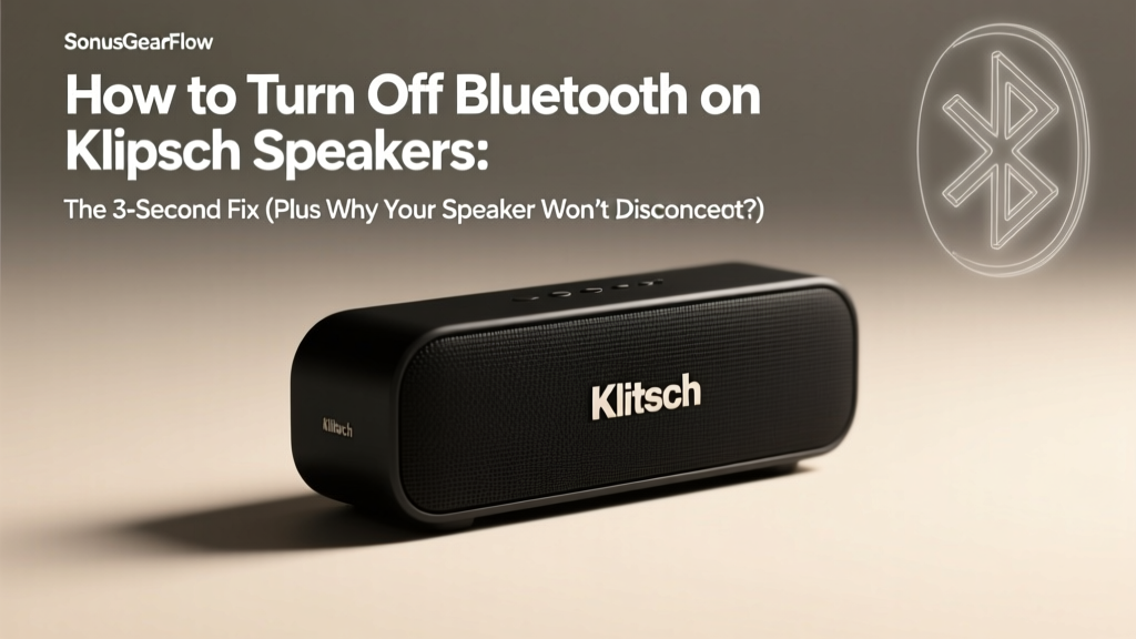 How to Turn Off Bluetooth on Klipsch Speakers: The 3-Second Fix (Plus Why Your Speaker Won’t Disconnect & How to Stop Battery Drain for Good)