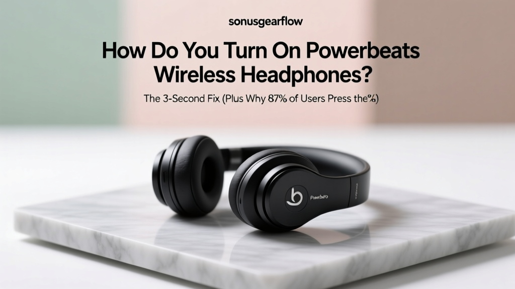 How Do You Turn On Powerbeats Wireless Headphones? The 3-Second Fix (Plus Why 87% of Users Press the Wrong Button First)