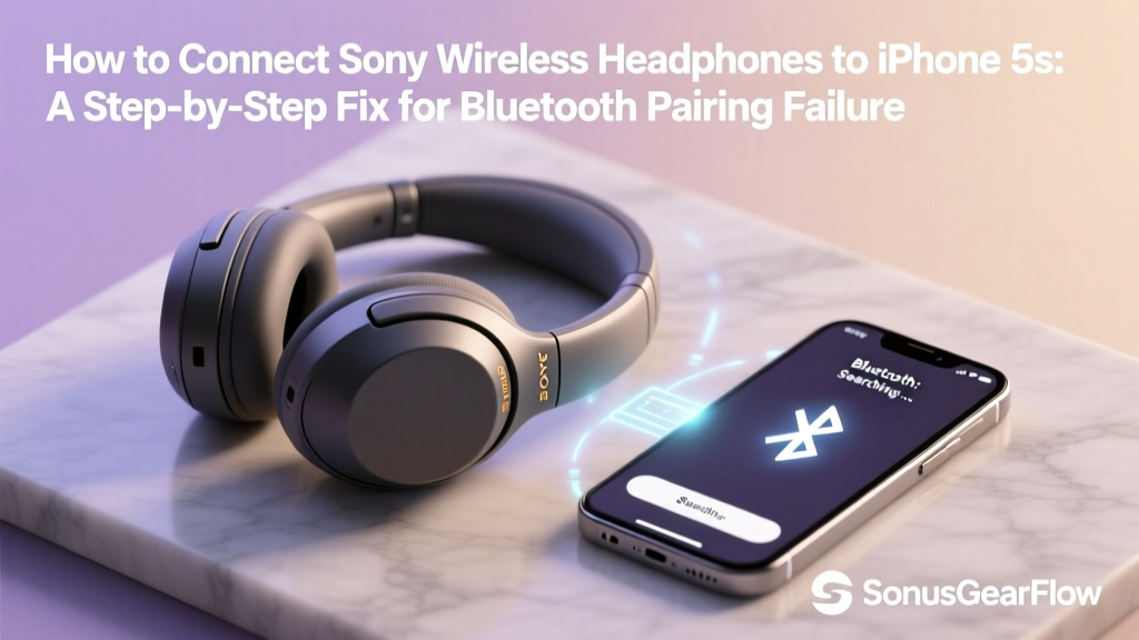 How to Connect Sony Wireless Headphones to iPhone 5s: A Step-by-Step Fix for Bluetooth Pairing Failures, iOS 12 Limitations, and Why Your WH-1000XM4 Won’t Sync (Even Though It ‘Should’)