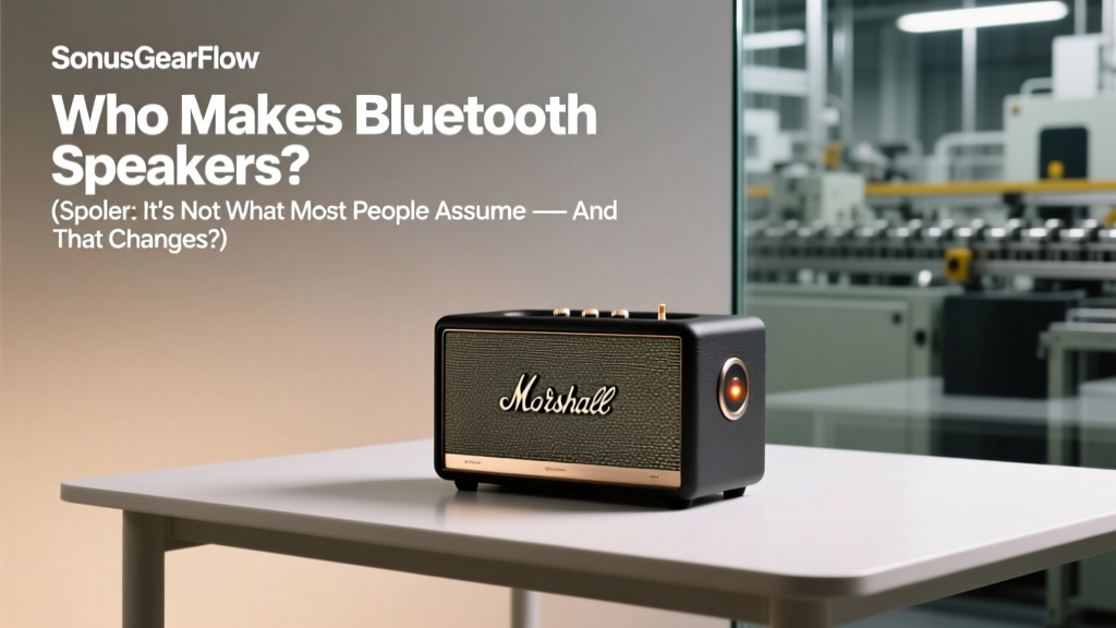 Who Makes Marshall Bluetooth Speakers? (Spoiler: It’s Not What Most People Assume — And That Changes Everything About Warranty, Repair, & Sound Quality)