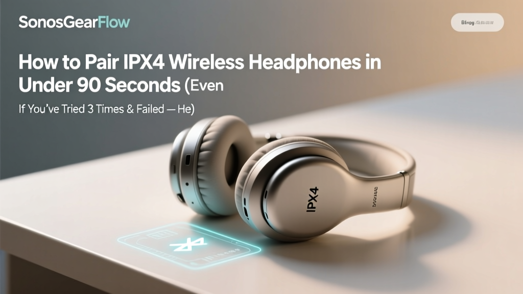 How to Pair IPX4 Wireless Headphones in Under 90 Seconds (Even If You’ve Tried 3 Times & Failed — Here’s Why It Keeps Failing)