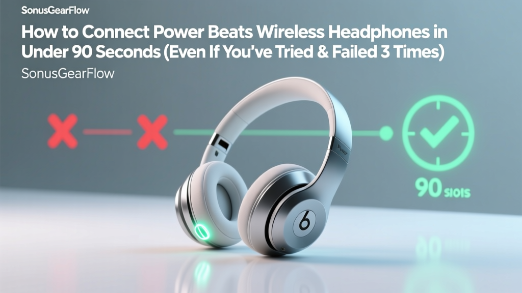How to Connect Power Beats Wireless Headphones in Under 90 Seconds (Even If You’ve Tried & Failed 3 Times)