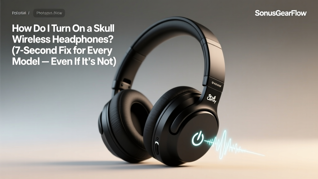 How Do I Turn On a Skull Candy Wireless Headphones? (7-Second Fix for Every Model — Even If It’s Not Charging, Blinking, or Responding)