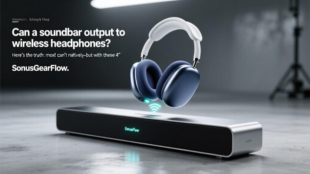 Can a soundbar output to wireless headphones? Here’s the truth: most can’t natively—but with these 4 proven workarounds (including Bluetooth transmitters, optical splitters, and HDMI eARC passthrough), you’ll get private, lag-free listening without replacing your entire system.