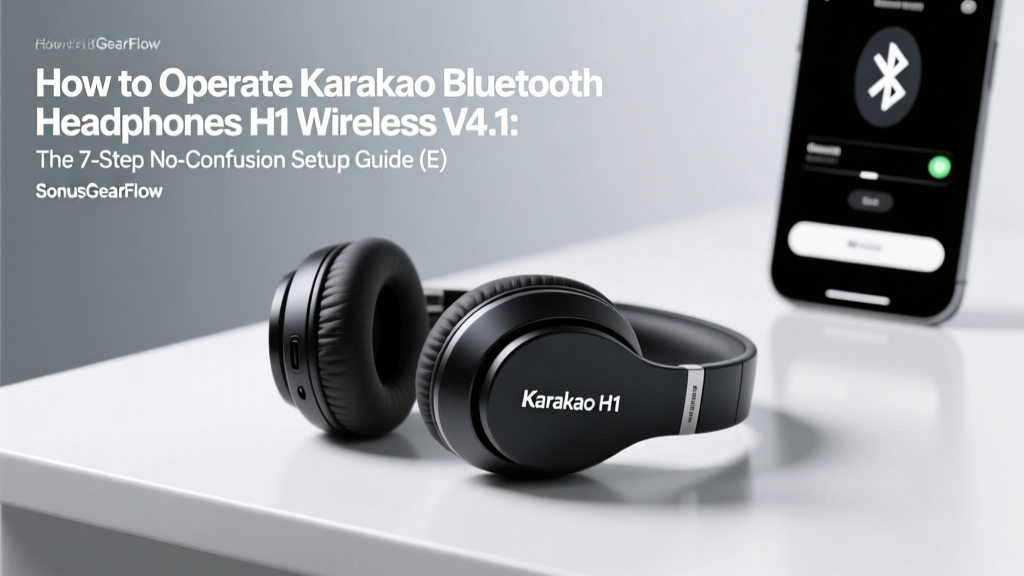How to Operate Karakao Bluetooth Headphones H1 Wireless V4.1: The 7-Step No-Confusion Setup Guide (Even If You’ve Tried & Failed 3 Times)