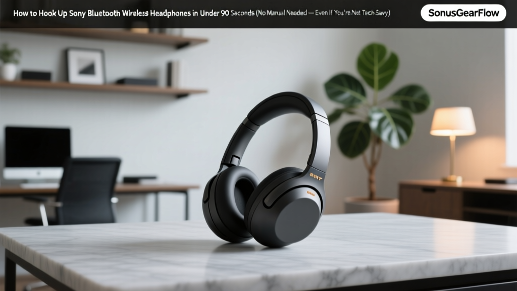 How to Hook Up Sony Bluetooth Wireless Headphones in Under 90 Seconds (No Manual Needed — Even If You’ve Tried & Failed 3 Times)