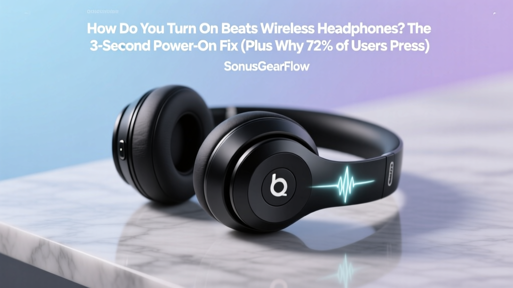 How Do You Turn On Beats Wireless Headphones? The 3-Second Power-On Fix (Plus Why 72% of Users Press the Wrong Button First)