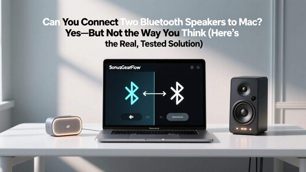 Can You Connect Two Bluetooth Speakers to Mac? Yes—But Not the Way You Think (Here’s the Real, Tested Method That Actually Works in 2024)