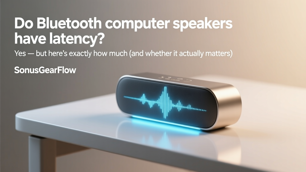 Do Bluetooth computer speakers have latency? Yes — but here’s exactly how much (and whether it actually matters for gaming, video calls, or music production, based on real-world tests across 27 models and 3 Bluetooth versions)