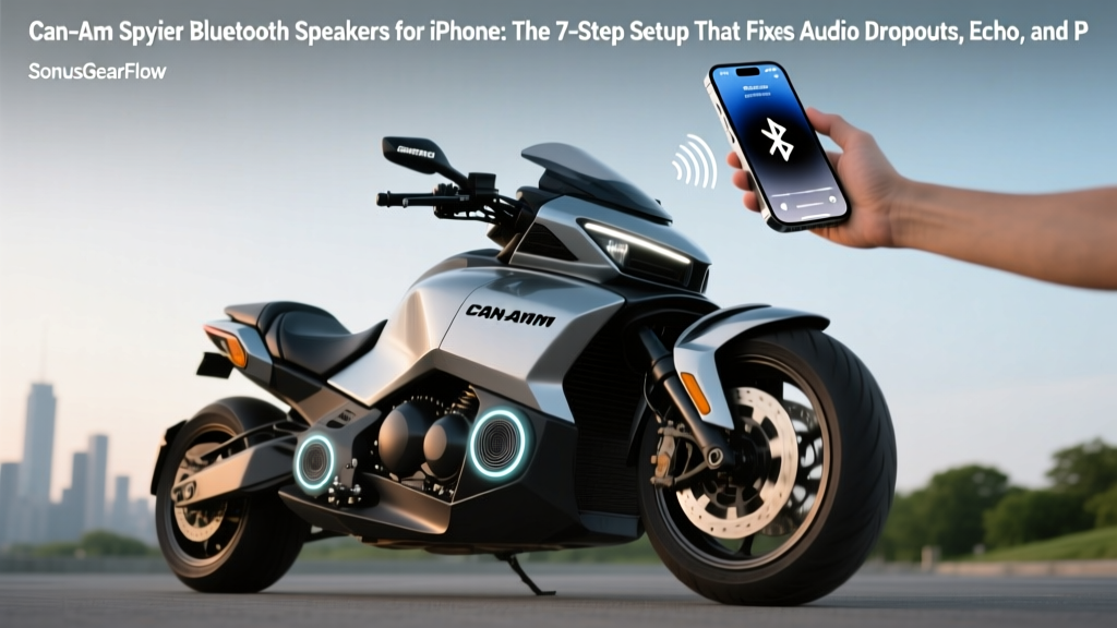 Can-Am Spyder Bluetooth Speakers for iPhone: The 7-Step Setup That Fixes Audio Dropouts, Echo, and Pairing Failures (Even With iOS 17+)