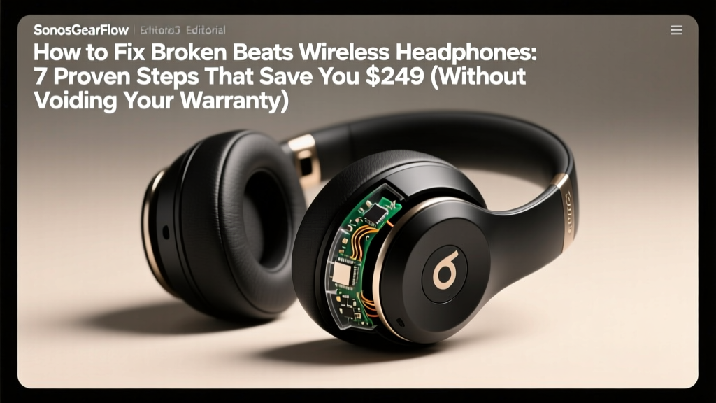 How to Fix Broken Beats Wireless Headphones: 7 Proven Steps That Save You $249 (Without Voiding Your Warranty or Buying New)