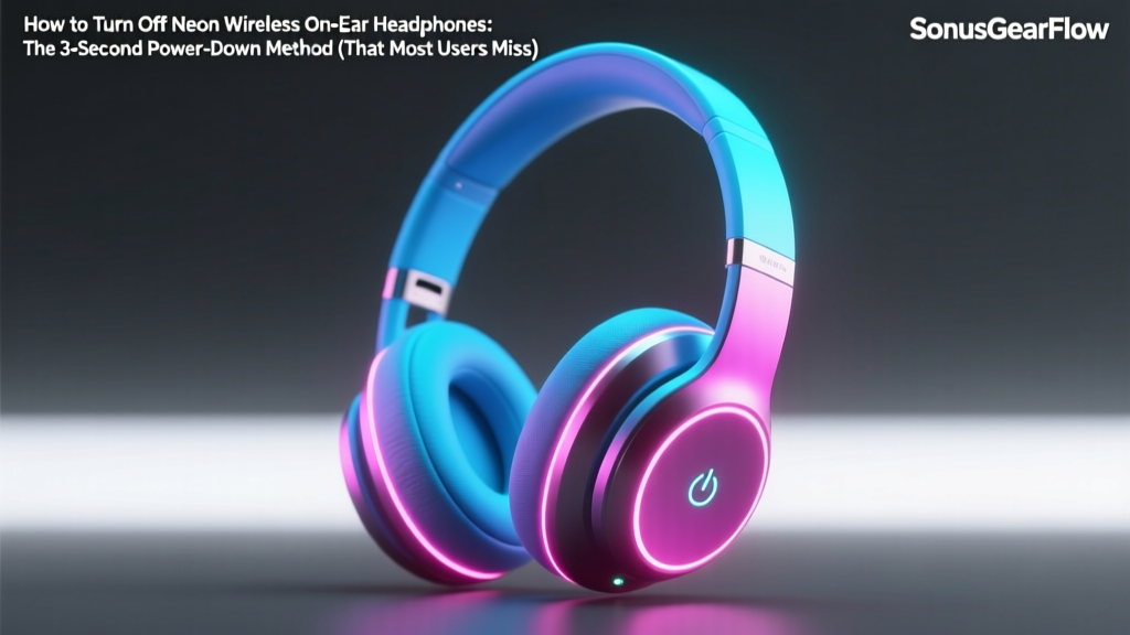 How to Turn Off Neon Wireless On-Ear Headphones: The 3-Second Power-Down Method (That Most Users Miss — and Why It’s Not ‘Off’ When You Think It Is)