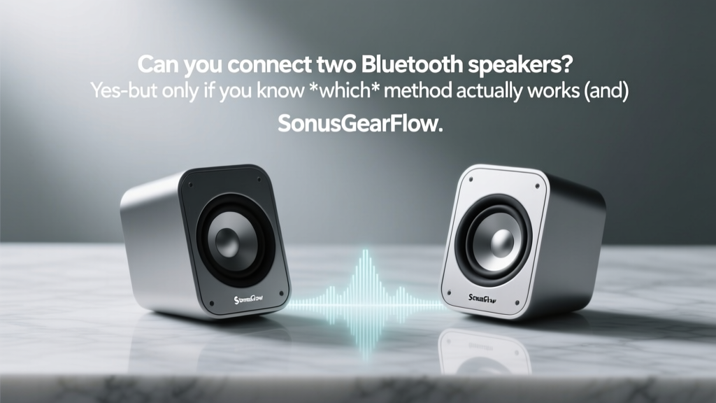 Can you connect two Bluetooth speakers? Yes—but only if you know *which* method actually works (and which ones ruin stereo imaging, drain battery 3x faster, or drop audio mid-song). Here’s the real-world breakdown for 2024.