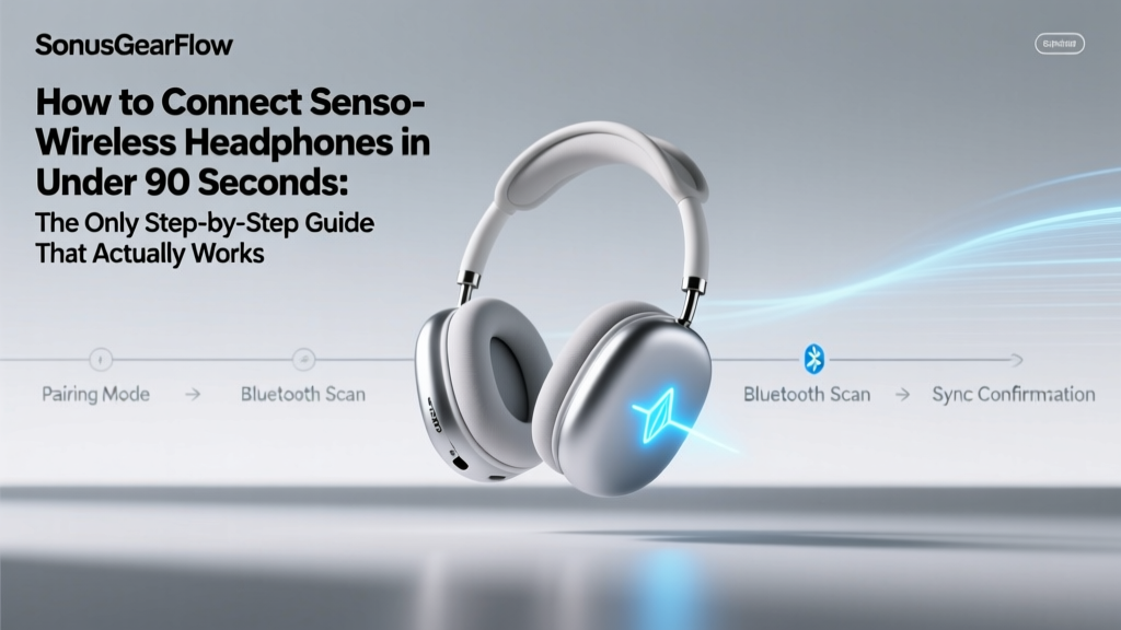 How to Connect Senso Wireless Headphones in Under 90 Seconds: The Only Step-by-Step Guide That Actually Works (No Bluetooth Ghosting, No Reboot Loops, No Manual Hunting)