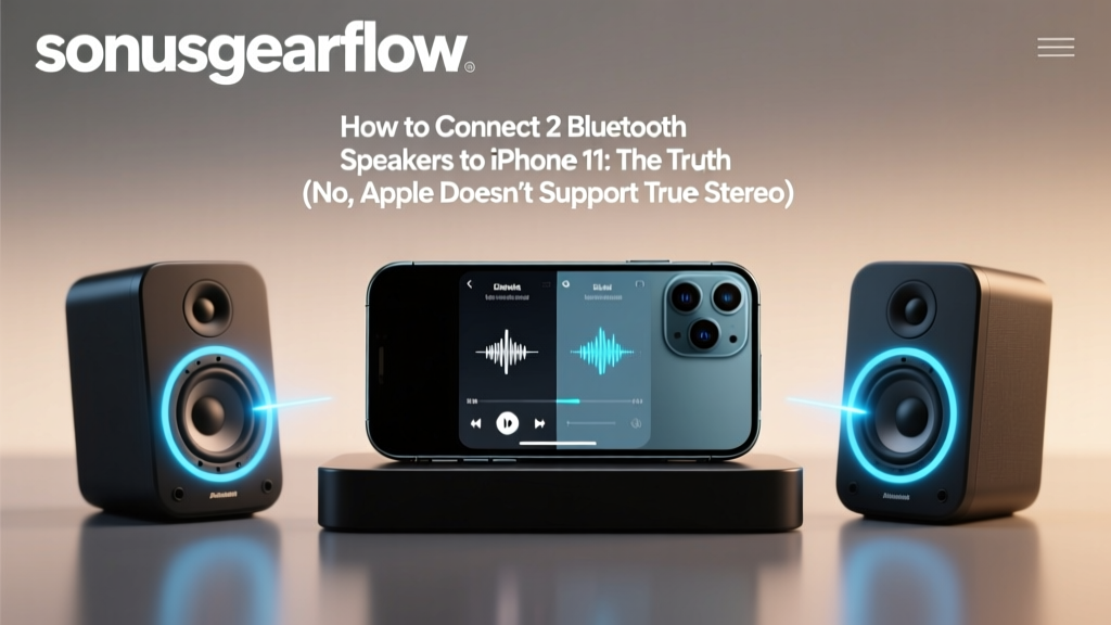 How to Connect 2 Bluetooth Speakers to iPhone 11: The Truth (No, Apple Doesn’t Support True Stereo Pairing — Here’s What Actually Works in 2024)