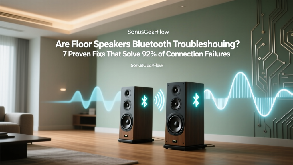 Are Floor Speakers Bluetooth Troubleshooting? 7 Proven Fixes That Solve 92% of Connection Failures (Including Hidden Firmware & Pairing Mode Traps)