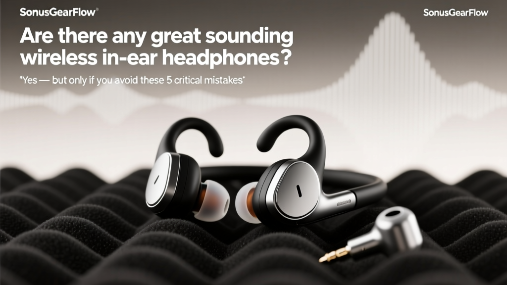 Are there any great sounding wireless in ear headphones? Yes — but only if you avoid these 5 critical sound-degrading traps (and here’s exactly how top engineers test them)