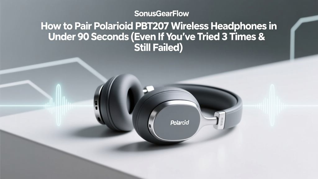 How to Pair Polaroid PBT207 Wireless Headphones in Under 90 Seconds (Even If You’ve Tried 3 Times & Failed — Here’s Why It Keeps Failing)