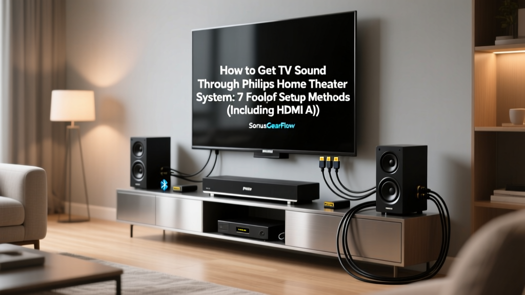 How to Get TV Sound Through Philips Home Theater System: 7 Foolproof Setup Methods (Including HDMI ARC, Optical, and Bluetooth — No More Muted Speakers or Echoing Audio)