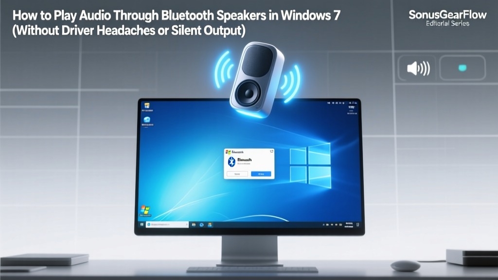 How to Play Audio Through Bluetooth Speakers in Windows 7 (Without Driver Headaches or Silent Output): A Step-by-Step Fix That Works — Even With Legacy Hardware and Outdated Bluetooth Stacks