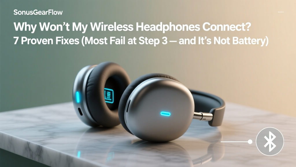 Why Won’t My Wireless Headphones Connect? 7 Proven Fixes (Most Fail at Step 3 — and It’s Not Battery Life)