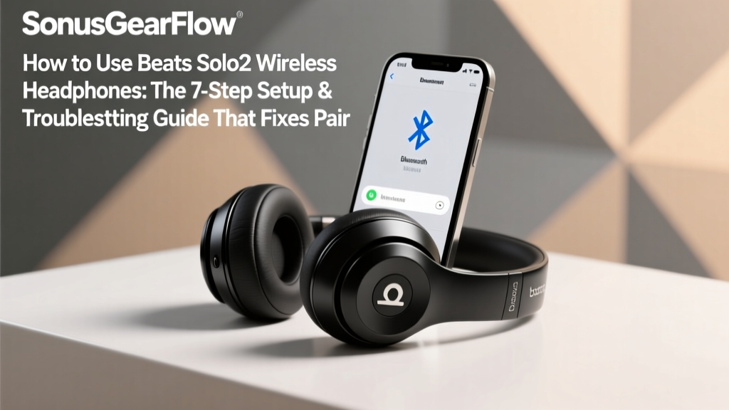 How to Use Beats Solo2 Wireless Headphones: The 7-Step Setup & Troubleshooting Guide That Fixes Pairing Failures, Battery Drain, and Audio Dropouts (Even If You’ve Tried Everything)