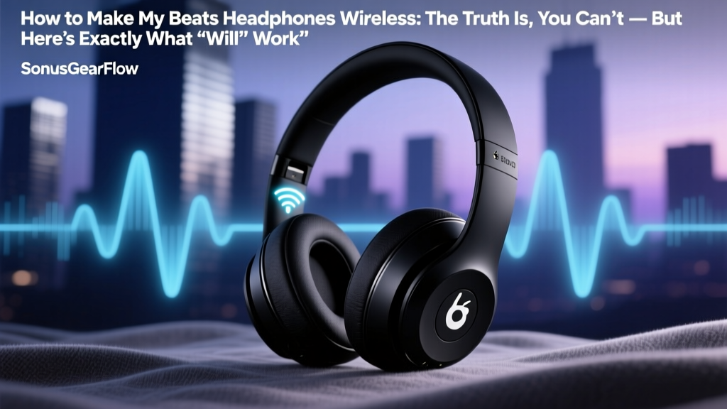 How to Make My Beats Headphones Wireless: The Truth Is, You Can’t — But Here’s Exactly What *Will* Work (Without Voiding Warranty or Damaging Your $200+ Headphones)