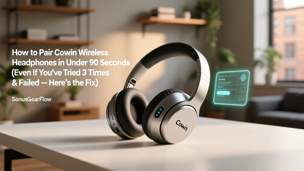 How to Pair Cowin Wireless Headphones in Under 90 Seconds (Even If You’ve Tried 3 Times & Failed — Here’s the Exact Button Combo Your Model Needs)