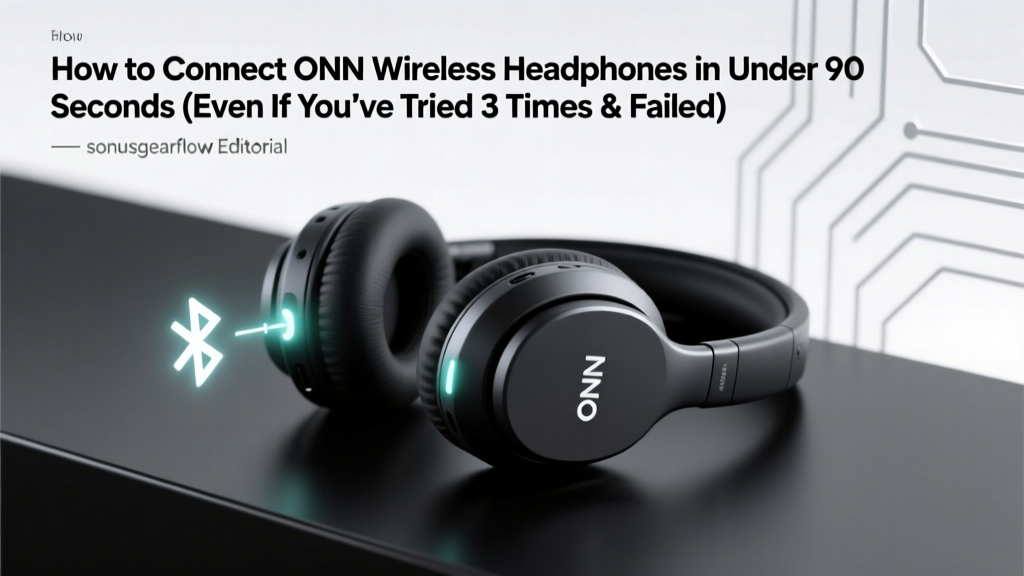 How to Connect ONN Wireless Headphones in Under 90 Seconds (Even If You’ve Tried 3 Times & Failed — Here’s What Most Users Miss)
