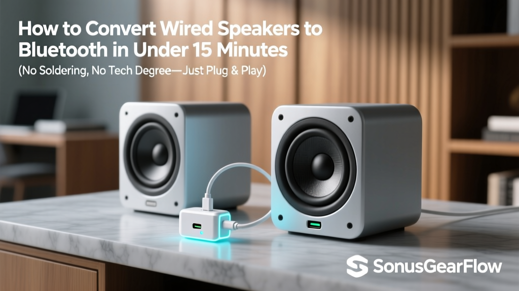 How to Convert Wired Speakers to Bluetooth in Under 15 Minutes (No Soldering, No Tech Degree—Just Plug, Pair, and Play)