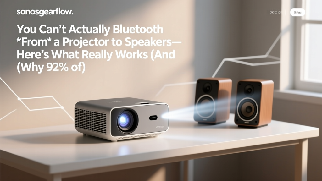 You Can’t Actually Bluetooth *From* a Projector to Speakers—Here’s What Really Works (And Why 92% of Users Get It Backwards)