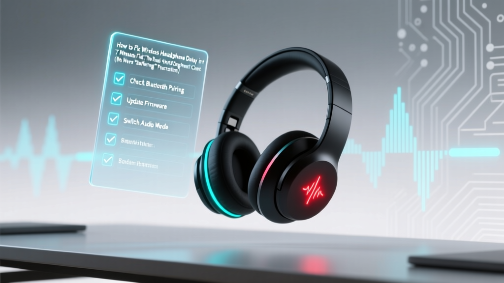How to Fix Wireless Headphone Delay in 7 Minutes Flat: The Real-World Engineer’s Checklist (No More Lip-Sync Lag, Dropped Beats, or Missed Game Cues)