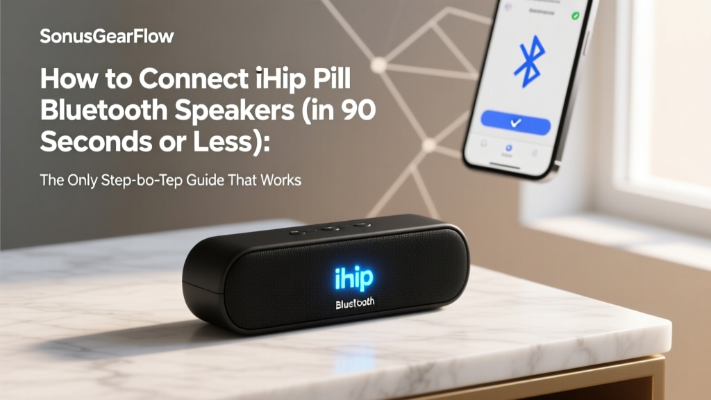 How to Connect iHip Pill Bluetooth Speakers (in 90 Seconds or Less): The Only Step-by-Step Guide That Actually Works — No Resetting, No 'Forget Device' Loops, No Lost Pairings