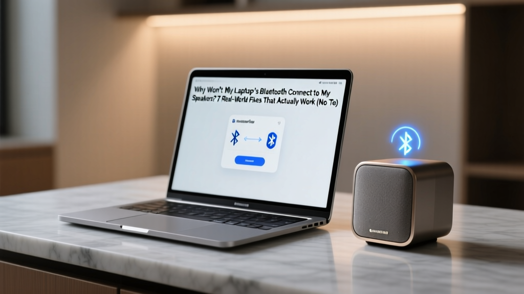 Why Won’t My Laptop’s Bluetooth Connect to My Speakers? 7 Real-World Fixes That Actually Work (No Tech Degree Required)