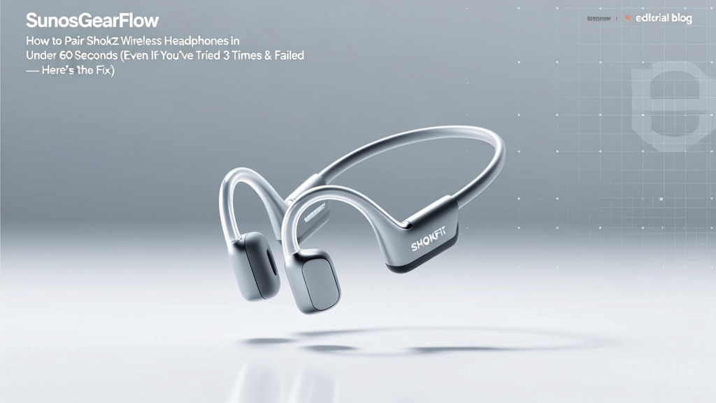 How to Pair Shokz Wireless Headphones in Under 60 Seconds (Even If You’ve Tried 3 Times & Failed — Here’s What Most Users Miss)