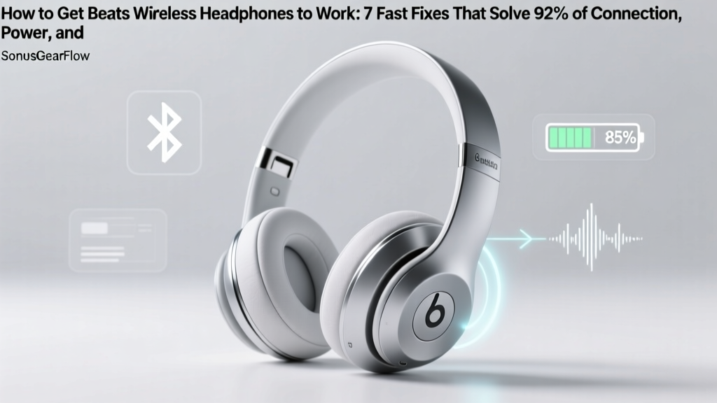 How to Get Beats Wireless Headphones to Work: 7 Fast Fixes That Solve 92% of Connection, Power, and Sound Failures (No Tech Degree Required)