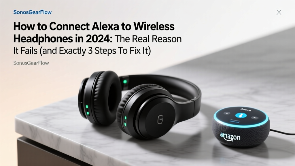 How to Connect Alexa to Wireless Headphones in 2024: The Real Reason It Fails (and Exactly 3 Steps That Actually Work Every Time)