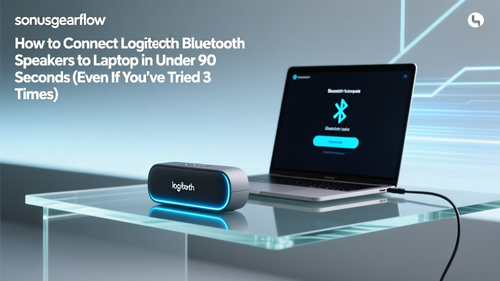 How to Connect Logitech Bluetooth Speakers to Laptop in Under 90 Seconds (Even If You’ve Tried 3 Times & Failed — Here’s Why It’s Not Your Fault)