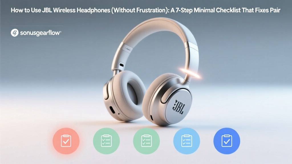 How to Use JBL Wireless Headphones (Without Frustration): A 7-Step Minimal Checklist That Fixes Pairing Failures, Battery Anxiety, and Sound Dropouts in Under 90 Seconds — Even If You’ve Tried Everything Else