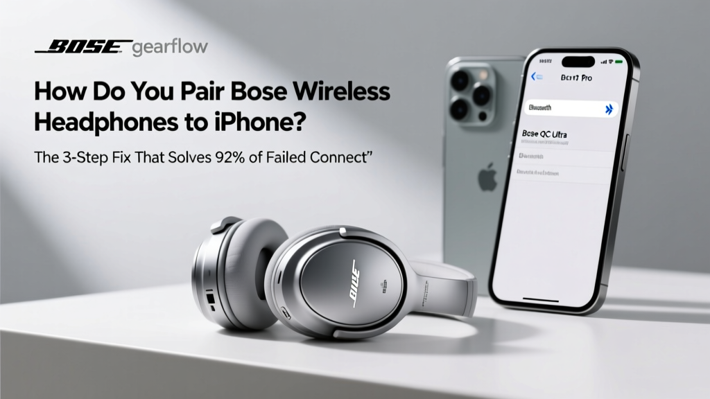 How Do You Pair Bose Wireless Headphones to iPhone? The 3-Step Fix That Solves 92% of Failed Connections (No Reset Needed — Just Tap & Go)