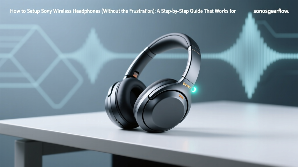 How to Setup Sony Wireless Headphones (Without the Frustration): A Step-by-Step Guide That Works for Every Model — Even If You’ve Tried Before and Failed