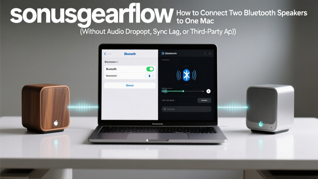 How to Connect Two Bluetooth Speakers to One Mac (Without Audio Dropout, Sync Lag, or Third-Party Apps): A Step-by-Step Engineer-Tested Guide That Actually Works in 2024